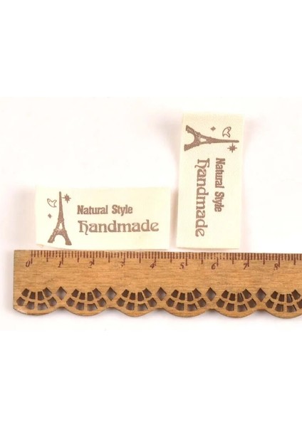 No.7 Tarzı Karışık El Yapımı Baskılı Bej Pamuklu Dokuma Etiket Giyim Bakım Etiketleri Karikatür Ayakkabı Çantaları Yıkanabilir Giysi Etiketi (Yurt Dışından)