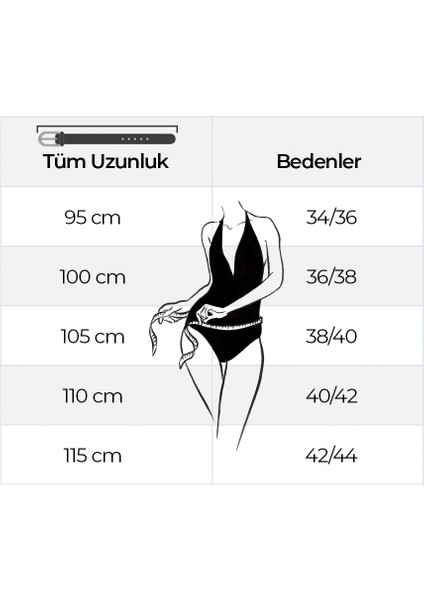 Uzun Tokalı Suni Deri İnce Kadın Kemer, Siyah