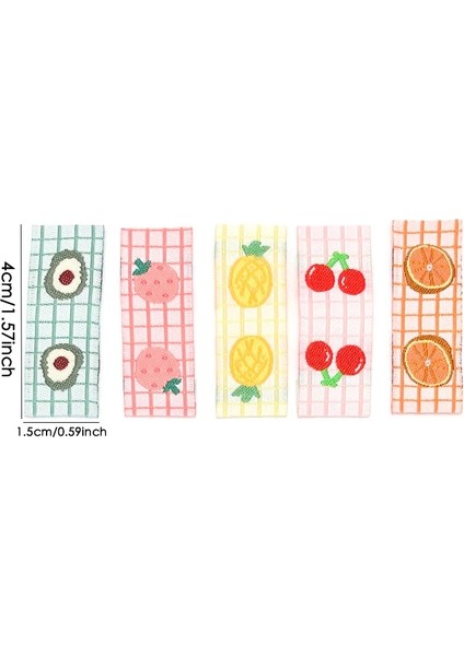 6 Karışımı 50 Adet Stil Olorful Meyve Etiket Nakış Kumaş Etiketleri Çocuk Giyim Çanta Etiketi Dikiş Konfeksiyon Aksesuarları El Yapımı Dıy El Sanatları Yeni (Yurt Dışından) fiyatları