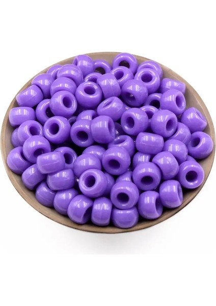 Mor Tarzı Akrilik Büyük Delikli Yuvarlak Boncuklar Düz Renk Gevşek Boncuklar Çanta Dekorasyon Giyim Aksesuarları Diy Takı Aksesuarları (Yurt Dışından)