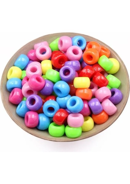 Mor Tarzı Akrilik Büyük Delikli Yuvarlak Boncuklar Düz Renk Gevşek Boncuklar Çanta Dekorasyon Giyim Aksesuarları Diy Takı Aksesuarları (Yurt Dışından) modelleri