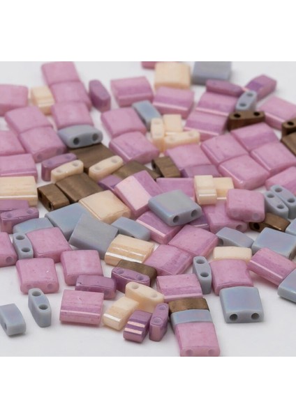 Tlmıx8 Stili 5 Gram Taidian Miyuki Yarım Tila Boncuk Çok Renkli Moda Küpe Yaratıcılık Cam Boncuk 5 Gram Çanta (Yurt Dışından) fırsatları