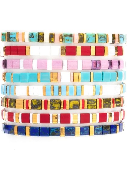 Tlmıx8 Stili 5 Gram Taidian Miyuki Yarım Tila Boncuk Çok Renkli Moda Küpe Yaratıcılık Cam Boncuk 5 Gram Çanta (Yurt Dışından) indirimleri