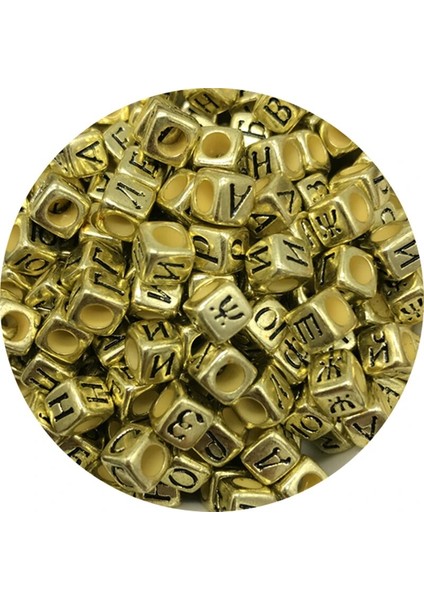 No.1 Tarzı Xed Akrilik Rus Mektup Boncuk Takı Yapımı Için Gevşek Spacer Boncuk Dıy El Yapımı Bilezik Kolye (Yurt Dışından)