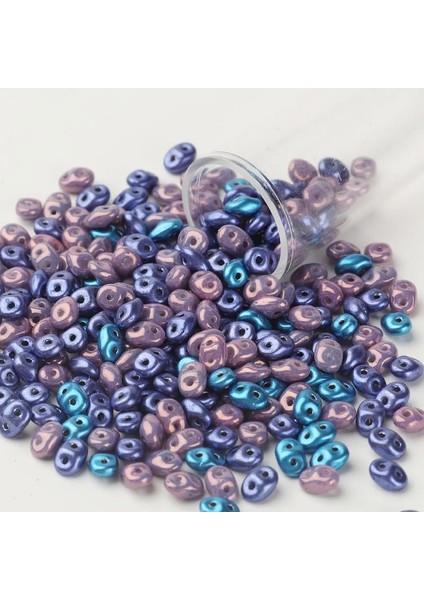 SDMIX07 Stili Boncuk Çek Boncuklar Cam Düzensiz Perles Tohum Boncuklar Çift Delikli Dumanlı Renk 3gram Хрустальные Бусины Des Billes De Verre (Yurt Dışından)