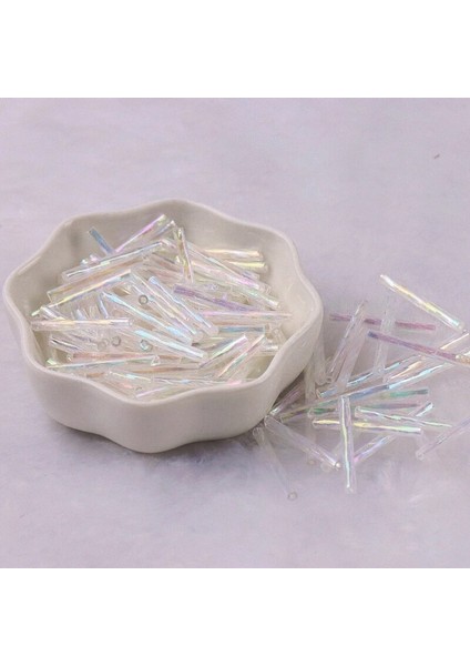 Altın Tarzı 2.5X25MM Büküm Gümüş Çekirdek Çek Cam Tohum Bugle Boncuk Parlak Şeffaf Renk Tüp Takı Konfeksiyon Dikiş Aksesuarları (Yurt Dışından) modelleri