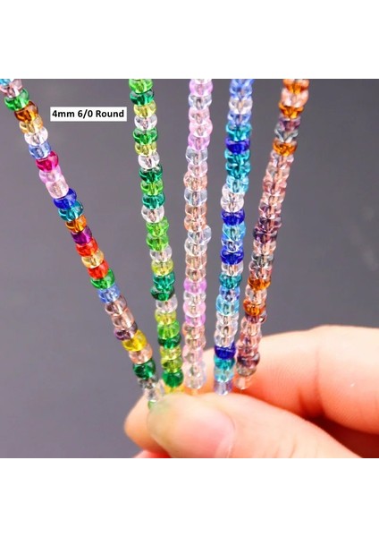 RR49A Çim Yeşili Stili 4mm Yuvarlak Çok Gümüş Çizgi Pirinç Boncukları Çek Yuvarlak Spacer Cam Seedbeadolors Dıy El Sanatları Malzeme Mücevher Yap (Yurt Dışından) modelleri