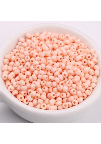 Koyu Kayısı Stili 3mm 330 Adet 3mm Mat Cam Seedbons Macaroo Üniforma Yuvarlak Spacer Dıy Boncuk El Sanatları Için Dikiş Malzemeleri Takı Aksesuarı (Yurt Dışından)