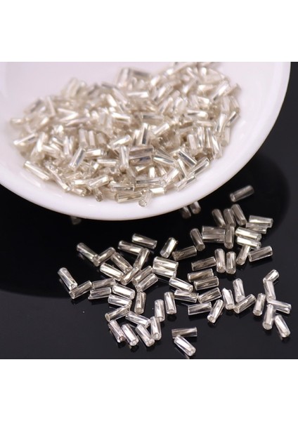 Düz Beyaz Stil 2X4MM 480 Adet Büküm Bugle Boncuk Çek Cam Seedbead Helix Tüp Boncuk Charm Dıy Bilezik Kolye Giysiler Için Dikiş Aksesuarları (Yurt Dışından)