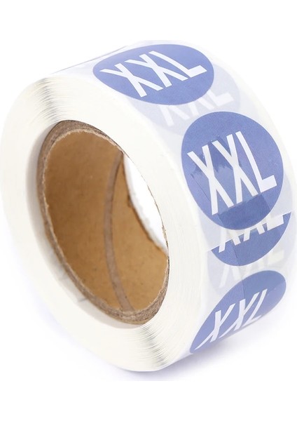 Xxl Stili Rulo Renkli 2.5cm Boyutlu Etiket Etiket Yapışkanlı Etiketler Giysiler Için Çıkartmalar Elbise Habiliment Graith (Yurt Dışından)