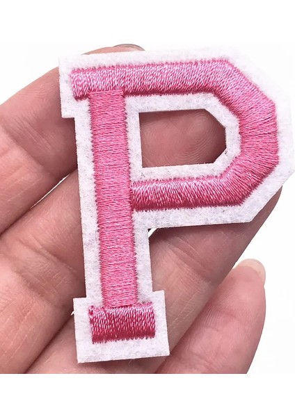Siyah Stil 1 Adet A-Z Saf Pembe Renk Ingilizce Alfabe Harfleri Yama Işlemeli Adı Aplike Demir On Yamalar Diy Giysileri Için Etiket Rozeti (Yurt Dışından)