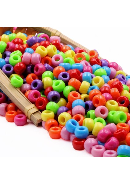 Siyah Stil Akrilik Büyük Delikli Yuvarlak Boncuklar Düz Renk Gevşek Boncuklar Çanta Dekorasyon Giyim Aksesuarları Diy Takı Aksesuarları (Yurt Dışından) fiyatları