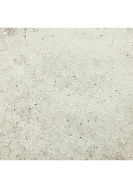 Beyaz Stil 20G O 3mm Donuk Cila Frost Şeffaf Çek Cam Tohum Spacer Dıy Boncuk Çocuk Giyim Dikiş Aksesuarları Yapımı Için (Yurt Dışından)