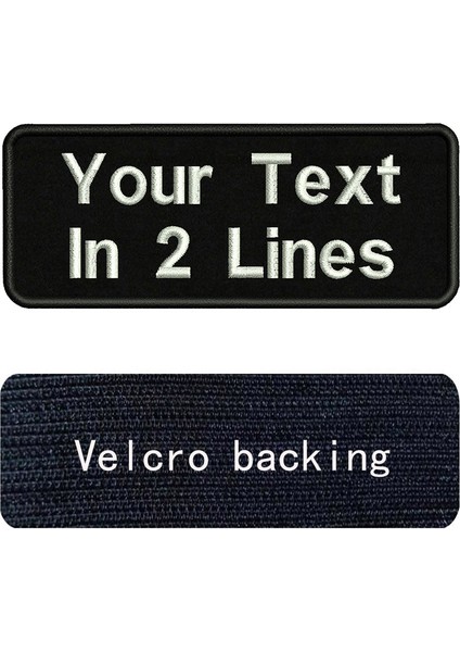 Sarı-Velcro Tarzı 10X4CM Nakış Özel Ad Metin Yama Çizgili Rozeti Demir On Veya Dikmek Veya Giysi Sırt Çantası Şapka Için Velcro Destek Yamaları (Yurt Dışından)