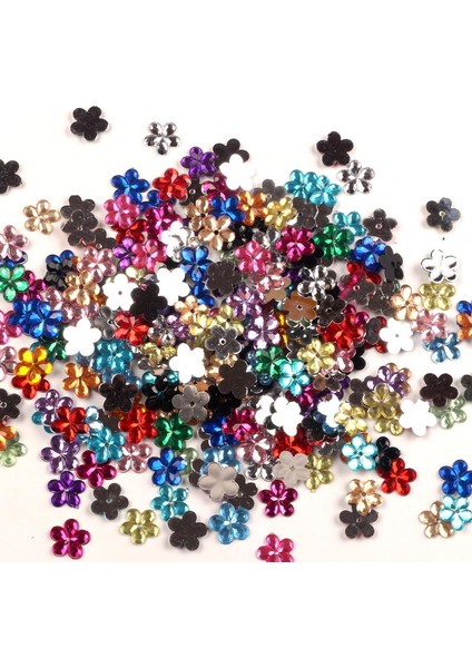 10MM-500 Adet Tarzı Karışık Akrilik Çiçek Dekorasyon El Sanatları Cabochon Scrapbooking Bezemeler Flatback Nail Art Konfeksiyon Boncuk Dıy (Yurt Dışından) indirimleri