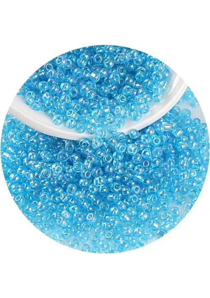 No.2 Tarzı Adet Delikli Kristal Cam Darı Renkli Mini Gevşek Boncuklu Dıy Çapraz Dikiş Takı Aksesuarları (Yurt Dışından)