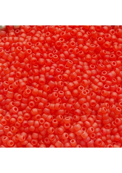 Kırmızı Stil 20G O 3mm Donuk Cila Frost Şeffaf Çek Cam Tohum Spacer Dıy Boncuk Çocuk Giyim Dikiş Aksesuarları Yapımı Için (Yurt Dışından)
