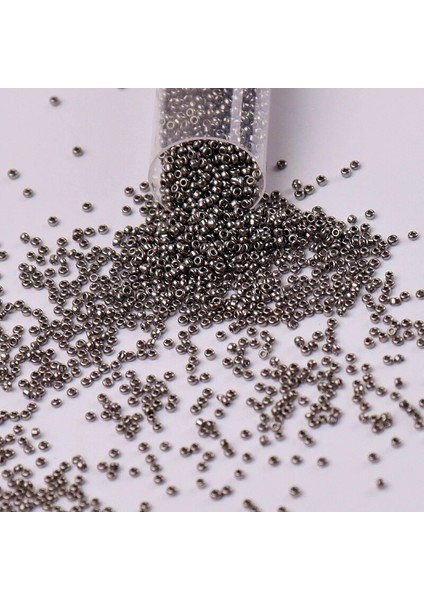 Metal Gri Tarzı 1.5mm Boncuk 15 Beyaz Çek Cam Tohum Spacer Boncuk 10G Avusturya Cam Pirinç Boncuk Takı Yapımı Giyim Dıy Aksesuarları Için Kullanılan (Yurt Dışından)