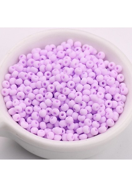 Açık Mor Tarzı 3mm 330 Adet 3mm Mat Cam Seedbons Macaroo Üniforma Yuvarlak Spacer Dıy Boncuk El Sanatları Için Dikiş Malzemeleri Takı Aksesuarı (Yurt Dışından)