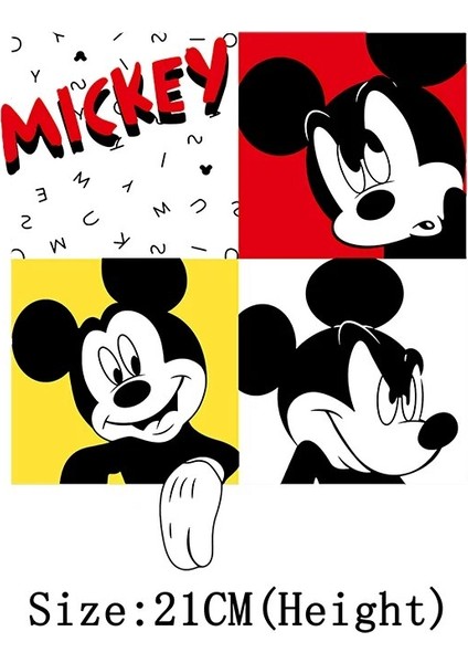 MQ0073 Tarzı Sevimli Mickey Mouse ve Arkadaşları Yamalar Moda Giyim Için Ütüyle Aktarma Isı Transferi Çıkartmaları Kız Erkek Giysileri Üzerinde Yama (Yurt Dışından)