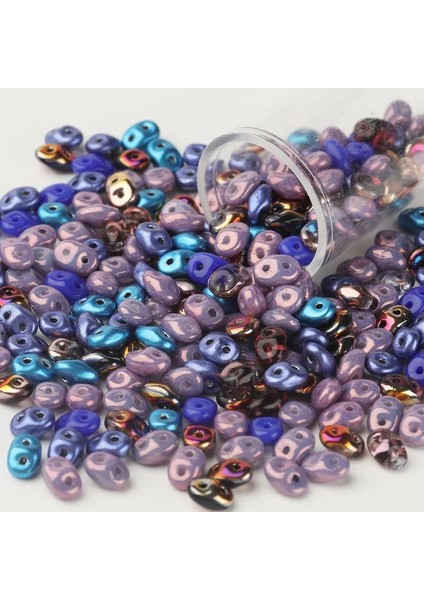 SDMIX06 Stili 5 Gram Taidian Superduo 2*5mm Perles Cezch Cam Boncuk Cuentas De Vidrio Checas Made Bileklik Cyber ​​style Gramlot (Yurt Dışından)