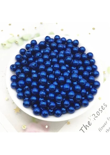 Masmavi Tarzı 8mm 42 Adet 10G Şeffaf Inciler 8mm Inci Akrilik Yuvarlak Delikli Boncuklu Dıy Takı Yapımı Kolye Bilezik Küpe Aksesuarları (Yurt Dışından)