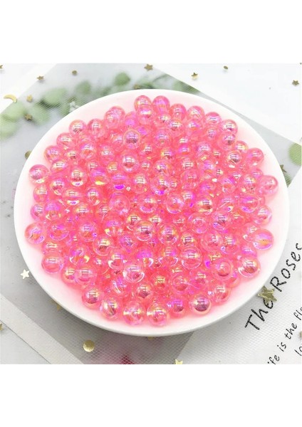 Masmavi Tarzı 8mm 42 Adet 10G Şeffaf Inciler 8mm Inci Akrilik Yuvarlak Delikli Boncuklu Dıy Takı Yapımı Kolye Bilezik Küpe Aksesuarları (Yurt Dışından) modelleri