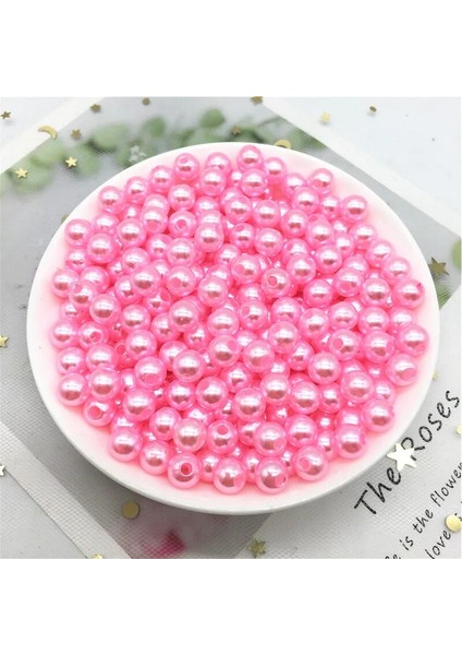 Masmavi Tarzı 8mm 42 Adet 10G Şeffaf Inciler 8mm Inci Akrilik Yuvarlak Delikli Boncuklu Dıy Takı Yapımı Kolye Bilezik Küpe Aksesuarları (Yurt Dışından) indirimleri