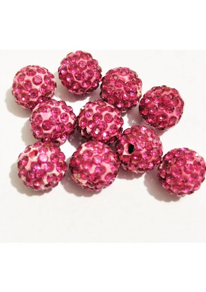 Gül Kırmızı Tarzı 10MM 100 Adet Bedava G! Rhinestone Spacer Boncuk Yuvarlak Iğne Işi Aksesuarları Takı Yapımı Için Li Dıy Boncuklar (Yurt Dışından)