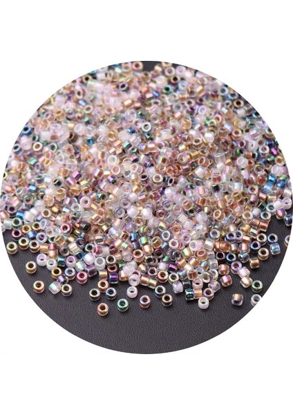 DD55 Pembe Stil 2mm 720 Adet Çanta 2mm Üniforma Delica Cam Tohum Boncuk Ab Şeffaf Boyalı Renk Dıy Boncuk El Sanatları Takı Yapımı Için Aksesuarlar 10G (Yurt Dışından) modelleri