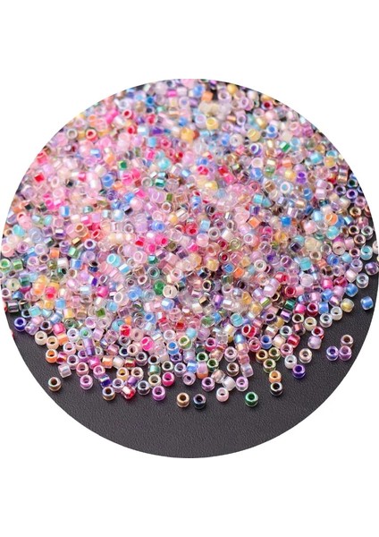 DD55 Pembe Stil 2mm 720 Adet Çanta 2mm Üniforma Delica Cam Tohum Boncuk Ab Şeffaf Boyalı Renk Dıy Boncuk El Sanatları Takı Yapımı Için Aksesuarlar 10G (Yurt Dışından) fırsatları