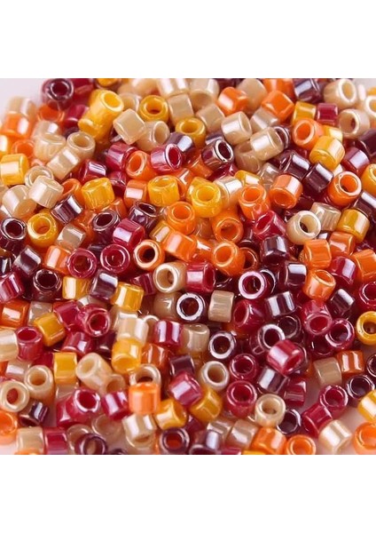 DB169 Stili Taidian Boncuk Dokuma Japon Delica Boncuk Çok Renkli Boncuklu Kolye Takı Yapımı 3gramslot 1.6x1.3mm (Yurt Dışından) fiyatları