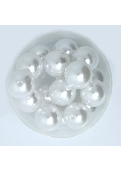 18MM 15 Adet Tarzı Moda mm Pcsbag Abs Plastik Inci Boncuk Giyim Aksesuarları Dikiş Süsleme (Yurt Dışından)