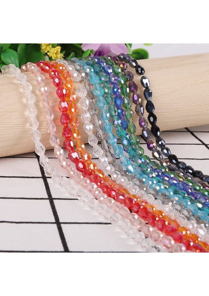 Siyah Kaplama Stili Sıcak Satış 3xpcslot Avusturya Yönlü Cam Boncuk Konfeksiyon Dekorasyon El Sanatları Diy Yapımı Için Gözyaşı Kristal Boncuk (Yurt Dışından) fırsatları