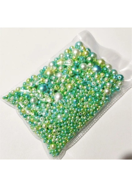 Renkli 3 Tarzı Ix Boyutu Saf Whitepearl Wtraight Delikler Yuvarlak Iğne Işi ve Takı Yapımı Için Taklit Plastik Inci Boncuklar (Yurt Dışından)