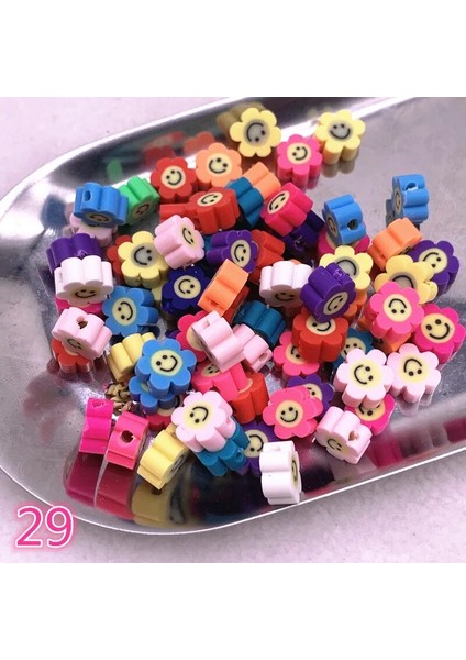 No.39 Tarzı Yeni mm Gülen Yüzfruitflowers Boncuklar Polimer Kil Spacer Gevşek Boncuklar Takı Yapımı Için Dıy Aksesuarları (Yurt Dışından) indirimleri