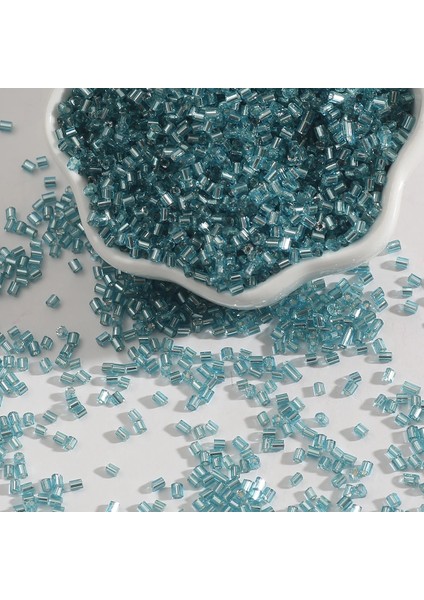 Turkuaz Tarzı mm Gümüş Astarlı H-Şekil Tüp Miyuki Cam Spacer Tohum Boncuk Dıy Dikiş Yapımı Nakış Kadın Konfeksiyon Aksesuarları (Yurt Dışından)