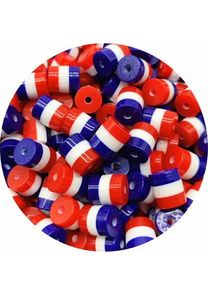 No.11 Stili mm Şerit Reçine Boncuklar Silindir Şekli Spacer Boncuk Takı Yapımı Için Dıy Charm Bilezik Kolye (Yurt Dışından)