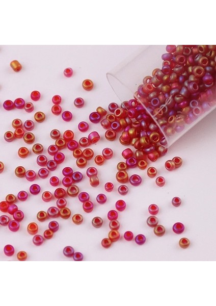 D Kırmızı Stil 2mm 720 Adet mm Charm Kristal Çek Cam Tohum Boncuk Mat Renk Tohum Boncuk Don Gevşek Spacer Boncuk Bilezikler Dıy Takı Yapımı Için (Yurt Dışından)