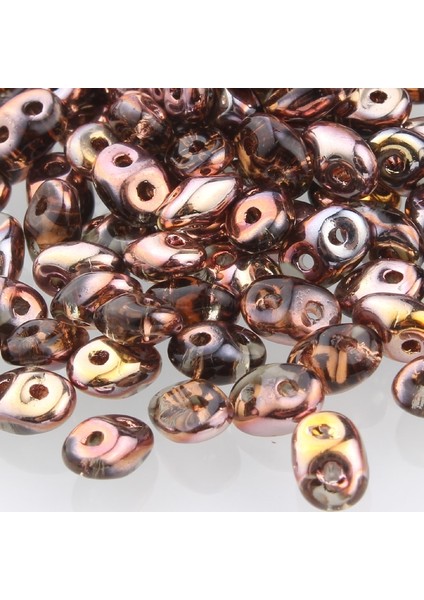 SD039 Stili Boncuk Çek Boncuklar Cam Düzensiz Perles Tohum Boncuklar Çift Delikli Dumanlı Renk 3gram Хрустальные Бусины Des Billes De Verre (Yurt Dışından)