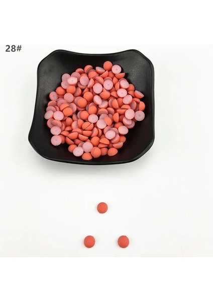No.28 Stili mm Flatback Yarım Yuvarlak Plastik Abs Mat Inci Zanaat Boncuk Dıy Takı Karalama Defteri Saç Elbise Aksesuarları Için ZZ080 (Yurt Dışından)