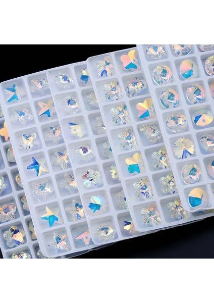 Kelebek Tarzı Pcslot Kristal Boncuklar Takı Yapımı Dıy Sanat Aksesuarları Için Düz Delik Cam Boncuk (Yurt Dışından) modelleri