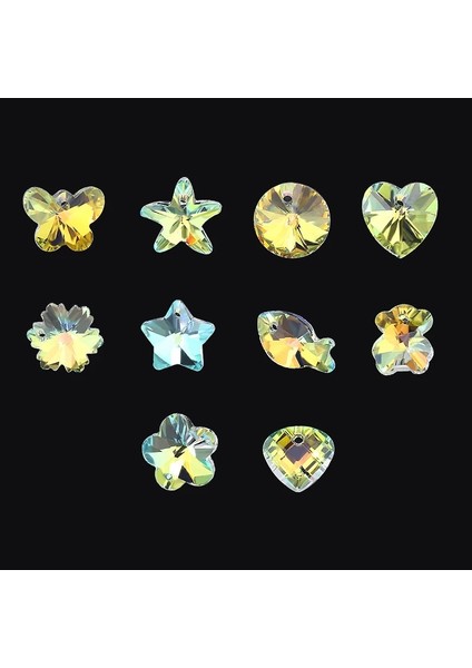 Kelebek Tarzı Pcslot Kristal Boncuklar Takı Yapımı Dıy Sanat Aksesuarları Için Düz Delik Cam Boncuk (Yurt Dışından) indirimleri