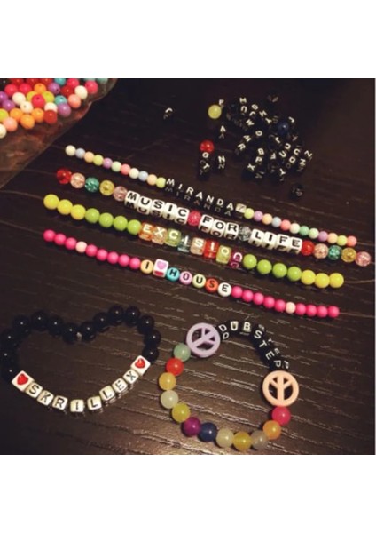 No.18 Tarzı Kare Oval Karışık Akrilik Mektup Boncuk Takı Yapımı Için Gevşek Spacer Boncuk Dıy El Yapımı Bilezik Kolye (Yurt Dışından) modelleri