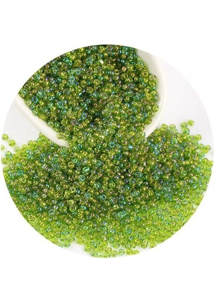 No.29 Tarzı Adet Delikli Kristal Cam Darı Renkli Mini Gevşek Boncuklu Dıy Çapraz Dikiş Takı Aksesuarları (Yurt Dışından)