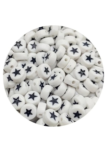 No.2 Tarzı Lot 7mm Yıldız Boncuk Oval Şekil Akrilik Aralıklı Boncuk Takı Yapımı Için Dıy Charms Bilezik Necklac (Yurt Dışından)
