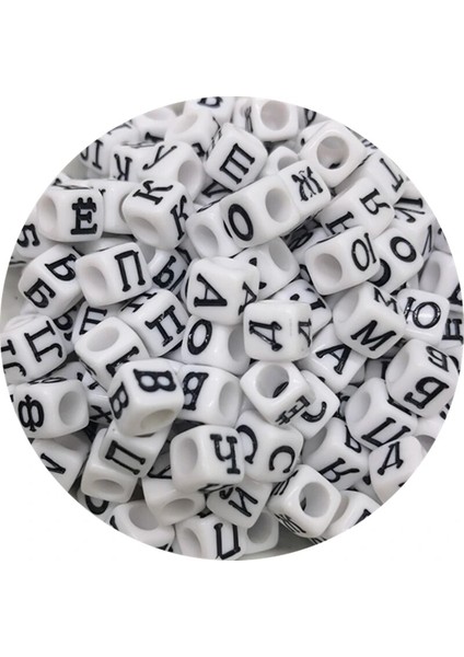 No.9 Tarzı Xed Akrilik Rus Mektup Boncuk Takı Yapımı Için Gevşek Spacer Boncuk Dıy El Yapımı Bilezik Kolye (Yurt Dışından) modelleri