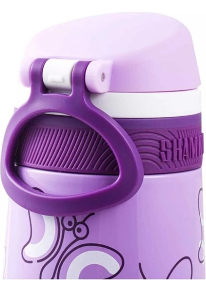 Çocuk 350 ml Pipetli Matara Paslanmaz Çelik Termos Bpa Içermez