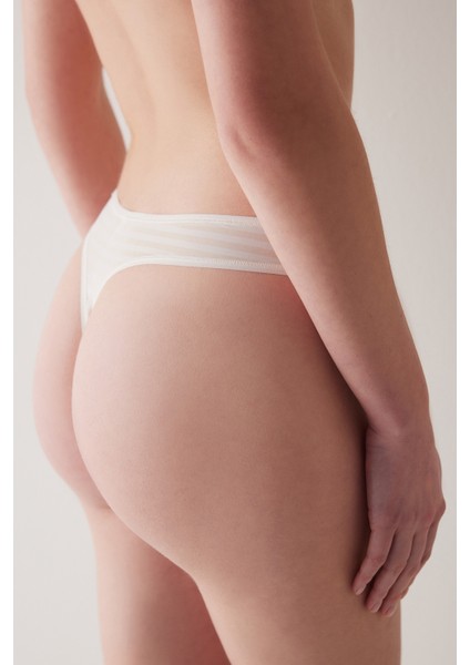 Essentials Bej Tanga külot
