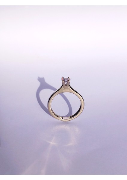 925 Ayar Gümüş Tek Taş Tasarım Zirkon Taşlı Kadın Evlilik Yüzüğü fiyatları